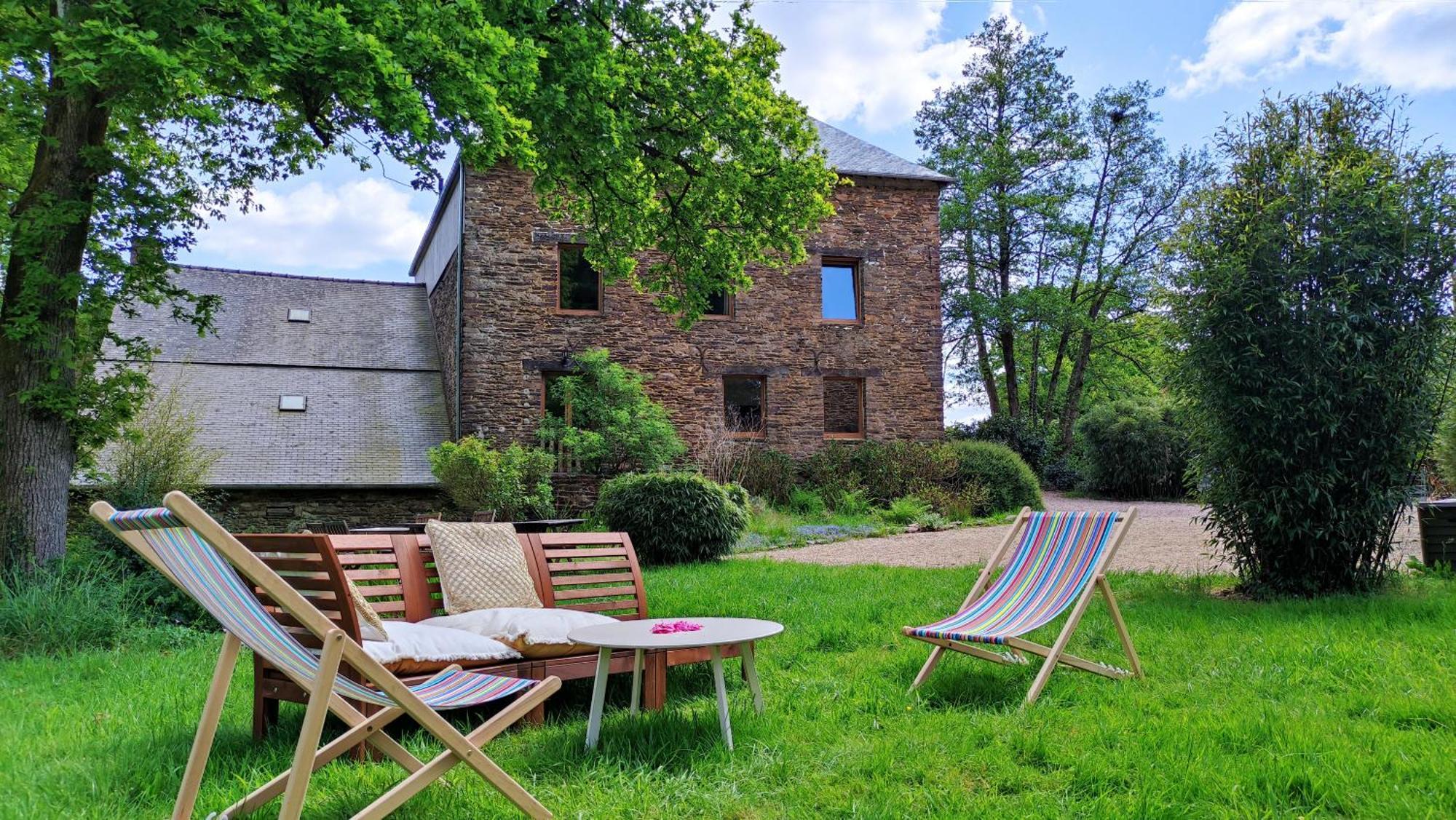Guer Chambre D'Hote En Gite - Moulin De La Houssaie - Broceliande المظهر الخارجي الصورة